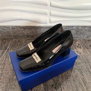 Byblos Black Patent Leather Heels